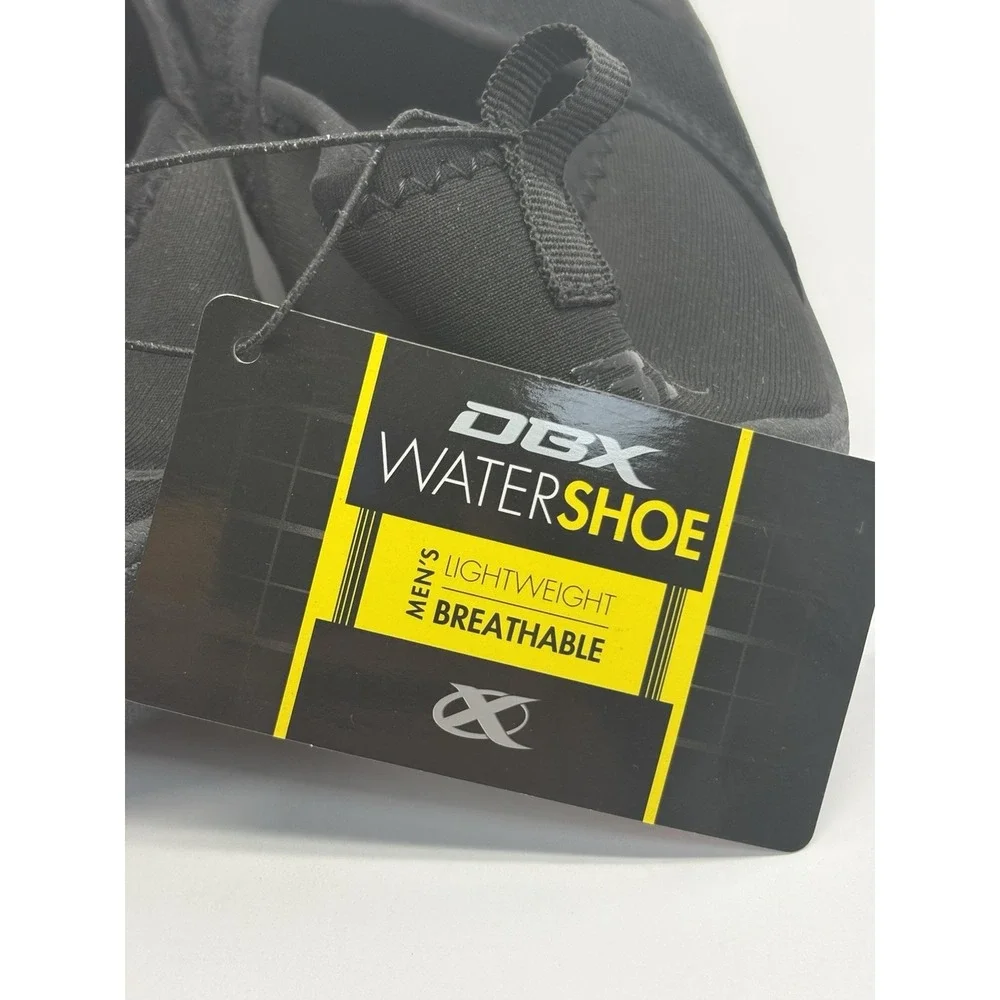 DBX Men's Water Shoe Size 9 NWT Black Yellow